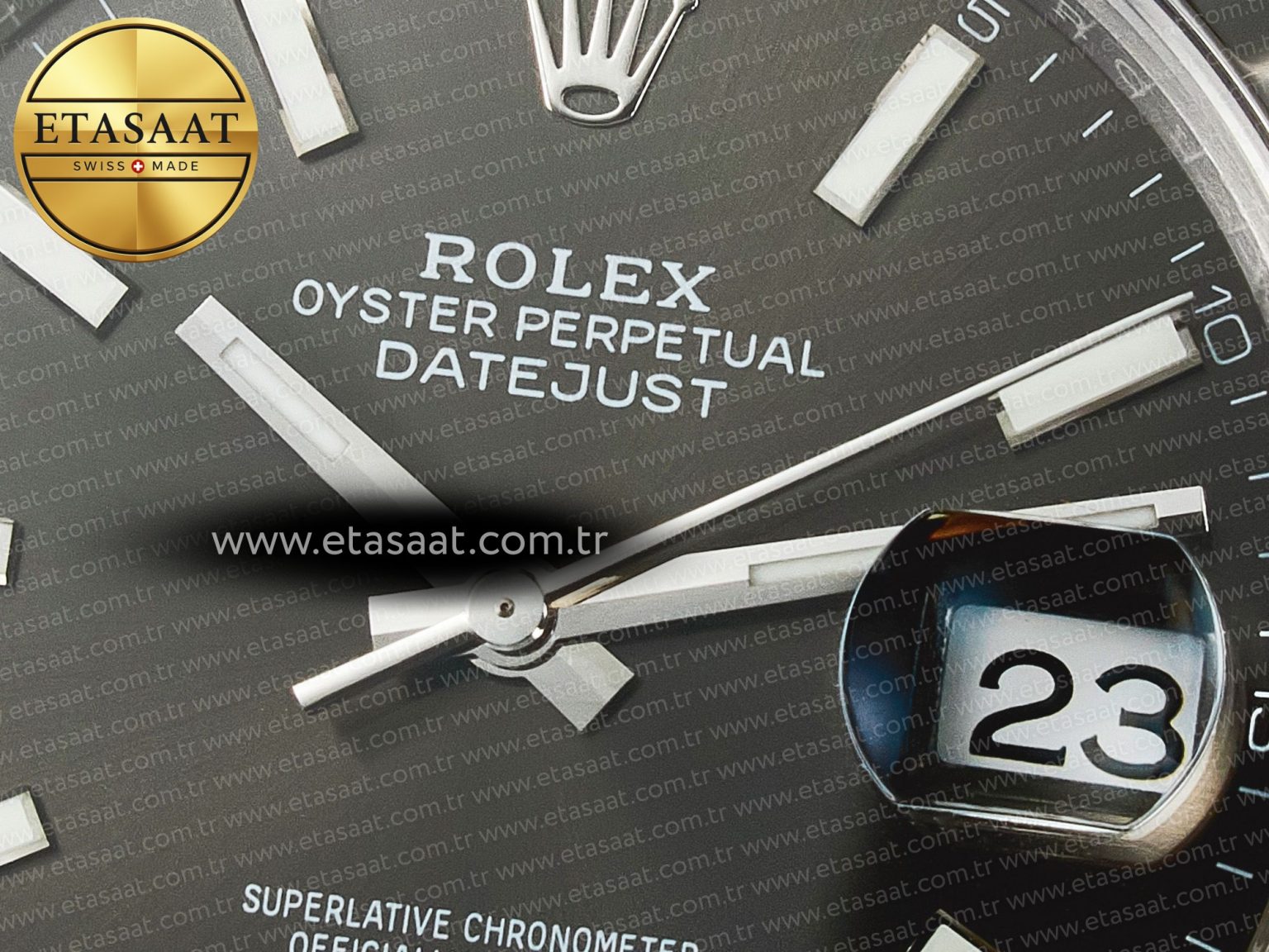 DateJust 41 126334 904L SS VSF 1:1 Best Edition Gray Dial on Oyster Bracelet VS3235 - Görsel 11