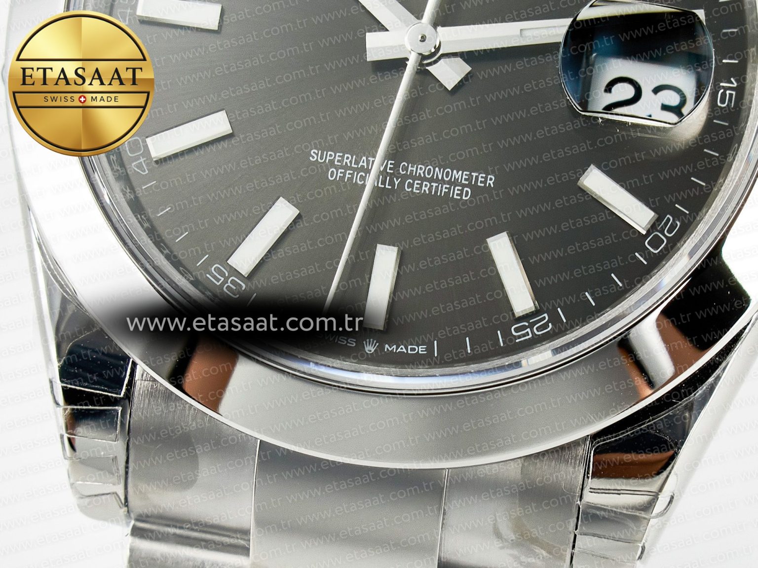 DateJust 41 126334 904L SS VSF 1:1 Best Edition Gray Dial on Oyster Bracelet VS3235 - Görsel 13
