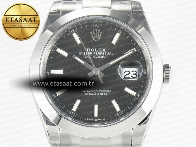 DateJust 41 126334 904L SS VSF 1:1 Best Edition Gray Dial on Oyster Bracelet VS3235 - Görsel 4