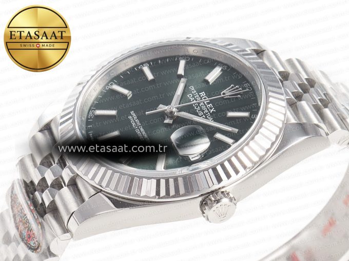 DateJust 41 126334 Clean 1:1 Best Edition 904 L Steel Mint Green Dial on Jubilee Bracelet VR 3235 - Görsel 6