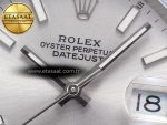 DateJust 41 126334 Fluted Bezel ARF 1:1 Best Edition 904L Steel Silver Stick Dial on Jubilee Bracelet VR3235 - Görsel 11