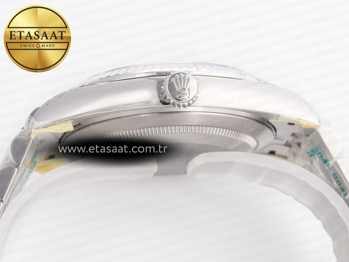 DateJust 41 126334 Fluted Bezel ARF 1:1 Best Edition 904L Steel Silver Stick Dial on Jubilee Bracelet VR3235 - Görsel 15