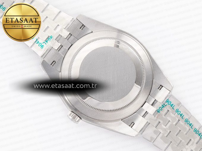 DateJust 41 126334 Fluted Bezel ARF 1:1 Best Edition 904L Steel Silver Stick Dial on Jubilee Bracelet VR3235 - Görsel 17