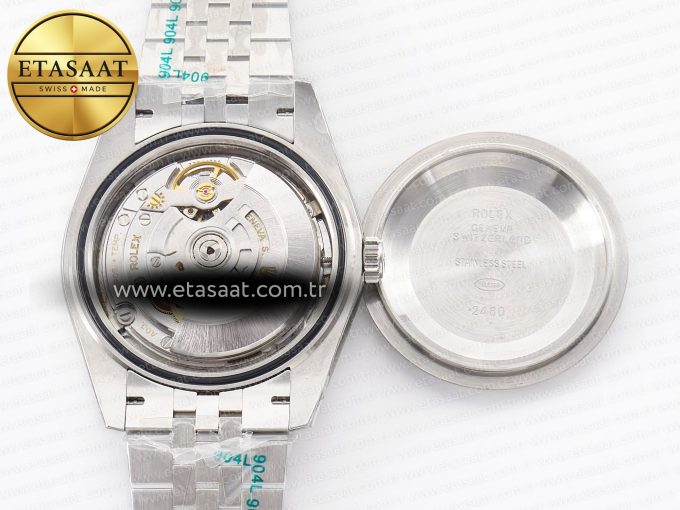 DateJust 41 126334 Fluted Bezel ARF 1:1 Best Edition 904L Steel Silver Stick Dial on Jubilee Bracelet VR3235 - Görsel 18