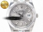 DateJust 41 126334 Fluted Bezel ARF 1:1 Best Edition 904L Steel Silver Stick Dial on Jubilee Bracelet VR3235 - Görsel 4