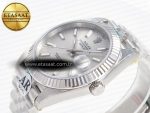 DateJust 41 126334 Fluted Bezel ARF 1:1 Best Edition 904L Steel Silver Stick Dial on Jubilee Bracelet VR3235 - Görsel 6