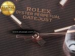 DateJust 41mm 126331 904L SS/RG Clean 1:1 Best Edition Brown Dial on Jubilee Bracelet VR3235 - Görsel 10