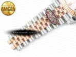 DateJust 41mm 126331 904L SS/RG Clean 1:1 Best Edition Brown Dial on Jubilee Bracelet VR3235 - Görsel 26