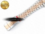 DateJust 41mm 126331 904L SS/RG Clean 1:1 Best Edition Brown Dial on Jubilee Bracelet VR3235 - Görsel 27