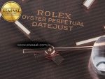 DateJust 41mm 126331 904L SS/RG Clean 1:1 Best Edition Brown Dial on Oyster Bracelet VR3235 - Görsel 10