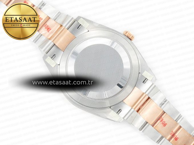 DateJust 41mm 126331 904L SS/RG Clean 1:1 Best Edition Brown Dial on Oyster Bracelet VR3235 - Görsel 17