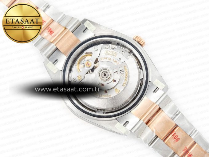 DateJust 41mm 126331 904L SS/RG Clean 1:1 Best Edition Brown Dial on Oyster Bracelet VR3235 - Görsel 19