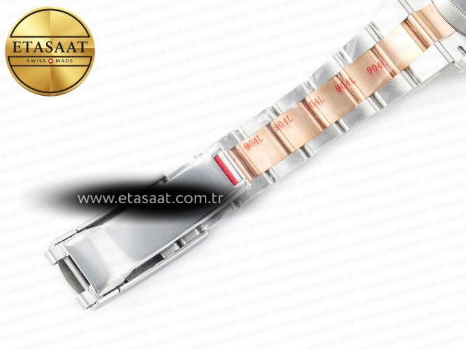 DateJust 41mm 126331 904L SS/RG Clean 1:1 Best Edition Brown Dial on Oyster Bracelet VR3235 - Görsel 28