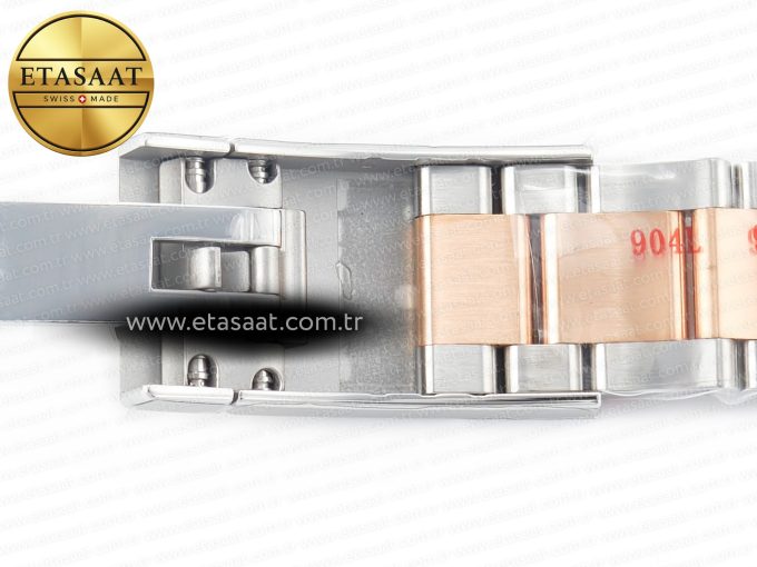 DateJust 41mm 126331 904L SS/RG Clean 1:1 Best Edition Brown Dial on Oyster Bracelet VR3235 - Görsel 33