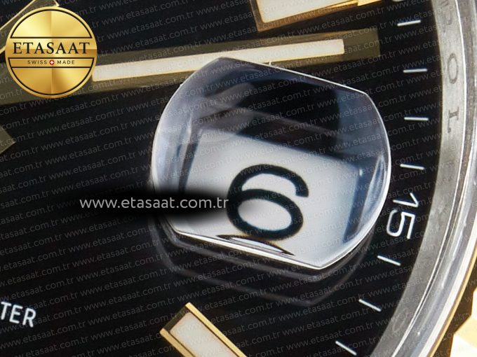 DateJust 41mm 126333 Clean Best Edition Black Stick Dial on Jubilee Bracelet VR3235 - Görsel 11