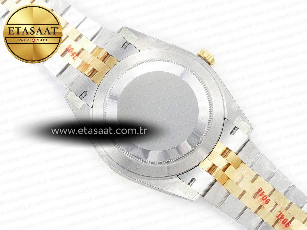 DateJust 41mm 126333 Clean Best Edition Black Stick Dial on Jubilee Bracelet VR3235 - Görsel 17