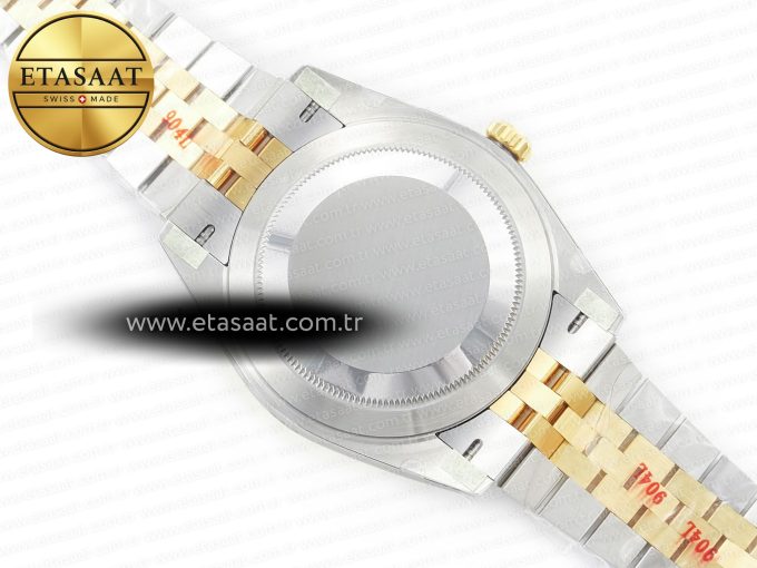 DateJust 41mm 126333 Clean Best Edition Black Stick Dial on Jubilee Bracelet VR3235 - Görsel 17