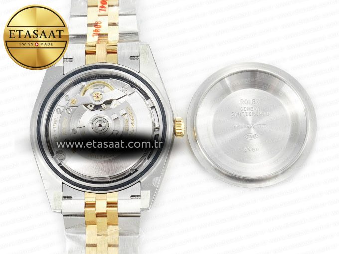DateJust 41mm 126333 Clean Best Edition Black Stick Dial on Jubilee Bracelet VR3235 - Görsel 18