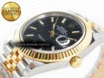 DateJust 41mm 126333 Clean Best Edition Black Stick Dial on Jubilee Bracelet VR3235 - Görsel 6