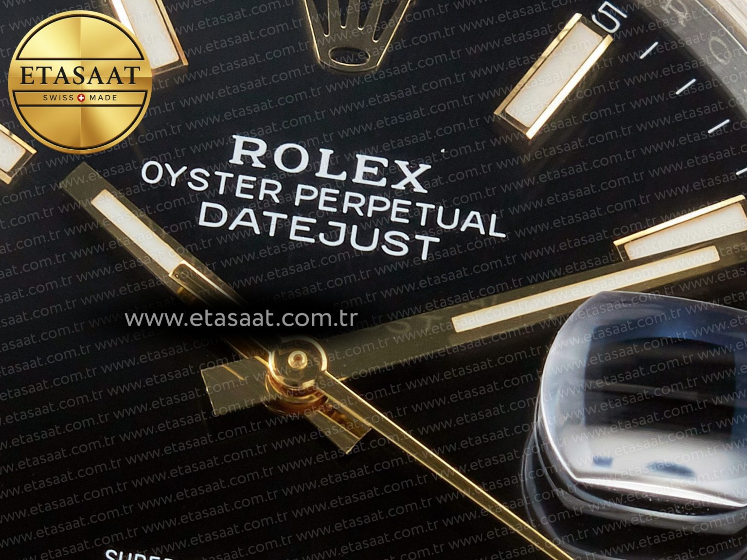 DateJust 41mm 126333 Clean Best Edition Black Stick Dial on Oyster Bracelet VR3235 - Görsel 10