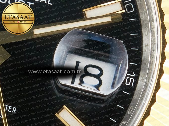 DateJust 41mm 126333 Clean Best Edition Black Stick Dial on Oyster Bracelet VR3235 - Görsel 11
