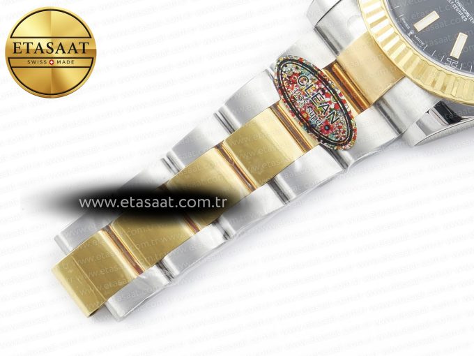 DateJust 41mm 126333 Clean Best Edition Black Stick Dial on Oyster Bracelet VR3235 - Görsel 25