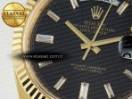 Rolex Day Date 228238 Steel Black Crystal Diamonds VR3255 - Görsel 10