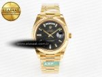 Rolex Day Date 228238 Steel Black Crystal Diamonds VR3255 - Görsel 3
