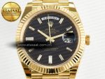 Rolex Day Date 228238 Steel Black Crystal Diamonds VR3255 - Görsel 4