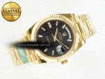 Rolex Day Date 228238 Steel Black Crystal Diamonds VR3255 - Görsel 8