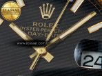 Day Date 40 228238 ARF 904L Steel Black Stick Dial on President Bracelet VR3255 - Görsel 11