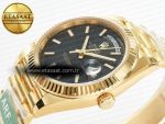 Day Date 40 228238 ARF 904L Steel Black Stick Dial on President Bracelet VR3255 - Görsel 6