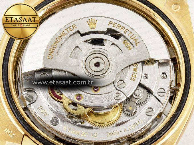 Day Date 40 228238 ARF 904L Steel Gold Stick Dial on President Bracelet VR3255 - Görsel 21