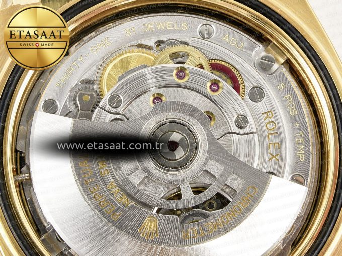 Day Date 40 228238 ARF 904L Steel Gold Stick Dial on President Bracelet VR3255 - Görsel 23