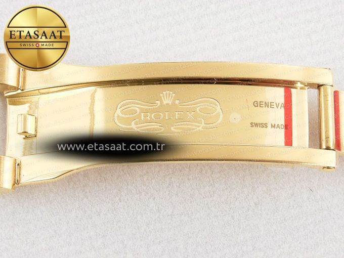 Day Date 40 228238 ARF 904L Steel Gold Stick Dial on President Bracelet VR3255 - Görsel 29