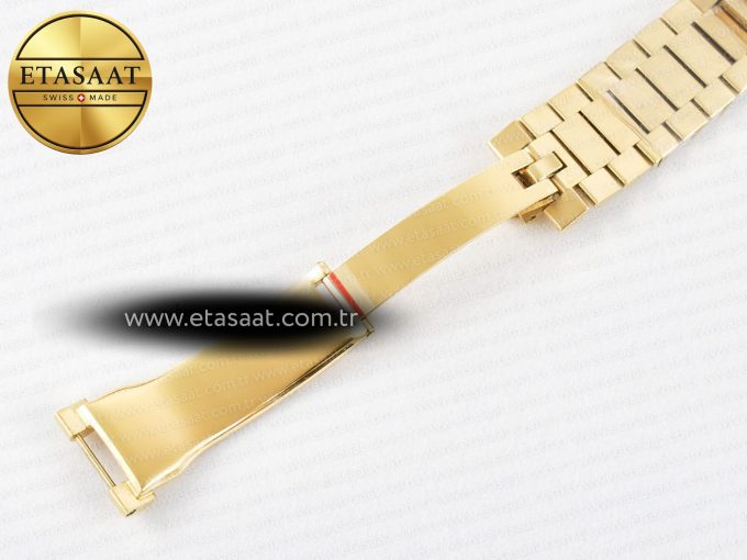 Day Date 40 228238 ARF 904L Steel Gold Stick Dial on President Bracelet VR3255 - Görsel 30