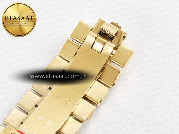 Day Date 40 228238 ARF 904L Steel Gold Stick Dial on President Bracelet VR3255 - Görsel 32