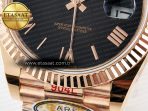 Day Date 40 RG 228235 ARF 1:1 Best Edition Black Roman Dial on President Bracelet VR3255 - Görsel 13