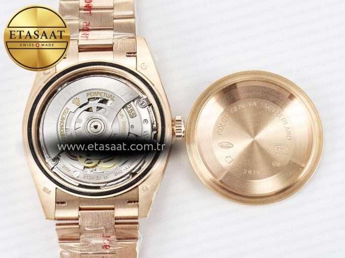Day Date 40 RG 228235 ARF 1:1 Best Edition Black Roman Dial on President Bracelet VR3255 - Görsel 18
