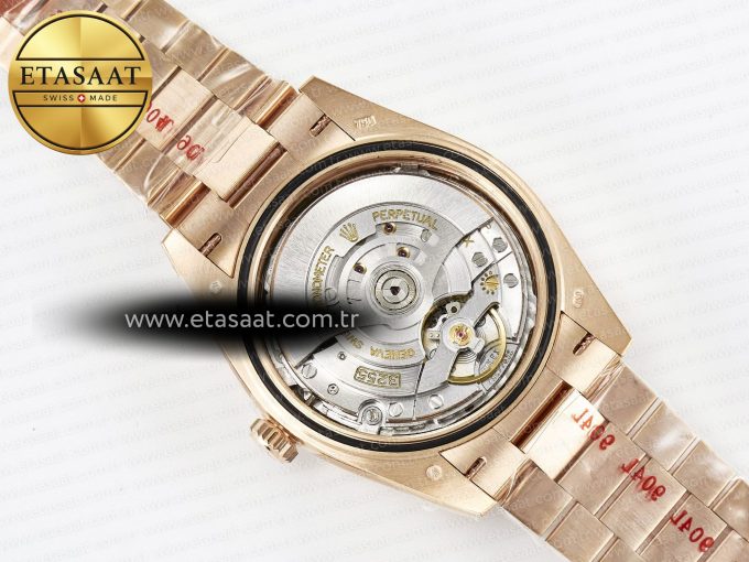Day Date 40 RG 228235 ARF 1:1 Best Edition Black Roman Dial on President Bracelet VR3255 - Görsel 19