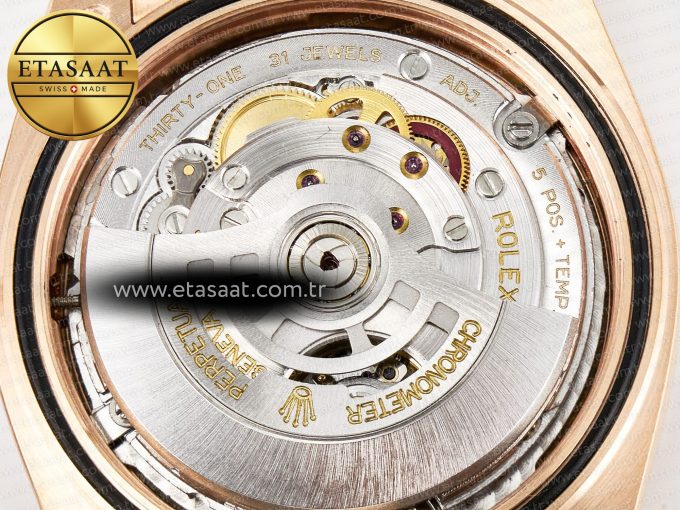 Day Date 40 RG 228235 ARF 1:1 Best Edition Black Roman Dial on President Bracelet VR3255 - Görsel 21