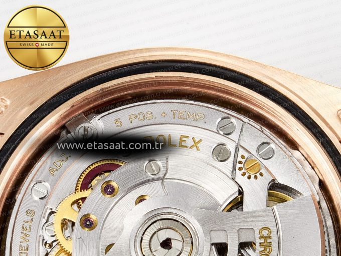 Day Date 40 RG 228235 ARF 1:1 Best Edition Black Roman Dial on President Bracelet VR3255 - Görsel 22