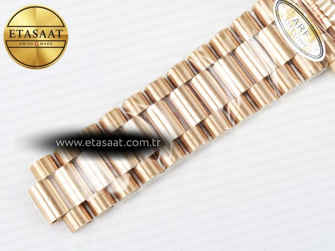 Day Date 40 RG 228235 ARF 1:1 Best Edition Black Roman Dial on President Bracelet VR3255 - Görsel 26