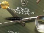 Day Date 40 SS 228239 ARF 1:1 Best Edition Green Roman Dial on President Bracelet VR3255 - Görsel 10