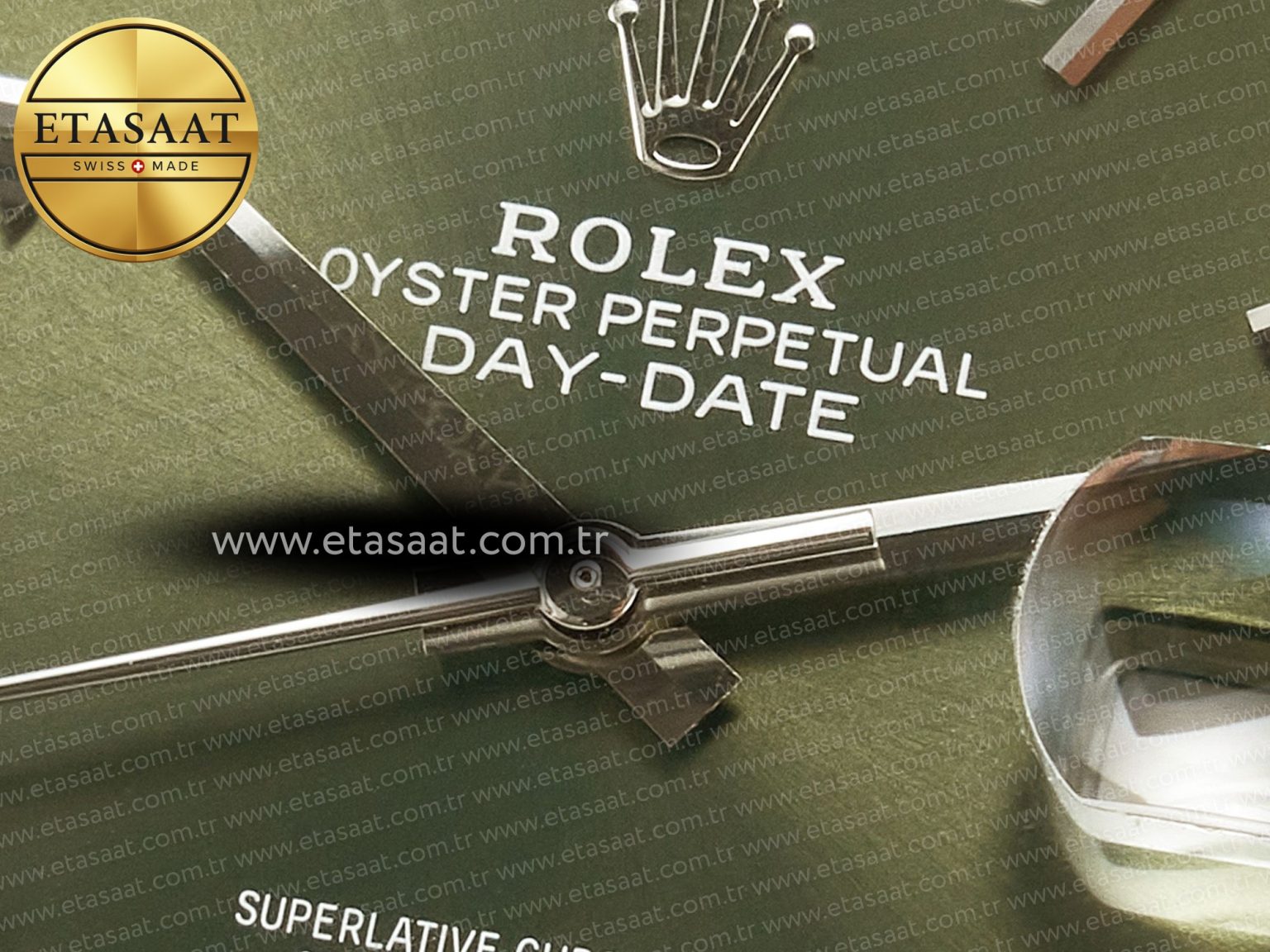 Day Date 40 SS 228239 ARF 1:1 Best Edition Green Roman Dial on President Bracelet VR3255 - Görsel 10