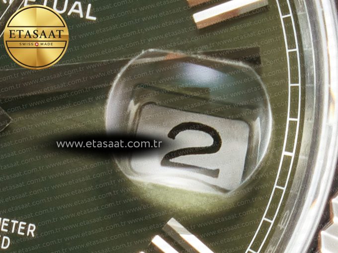 Day Date 40 SS 228239 ARF 1:1 Best Edition Green Roman Dial on President Bracelet VR3255 - Görsel 12
