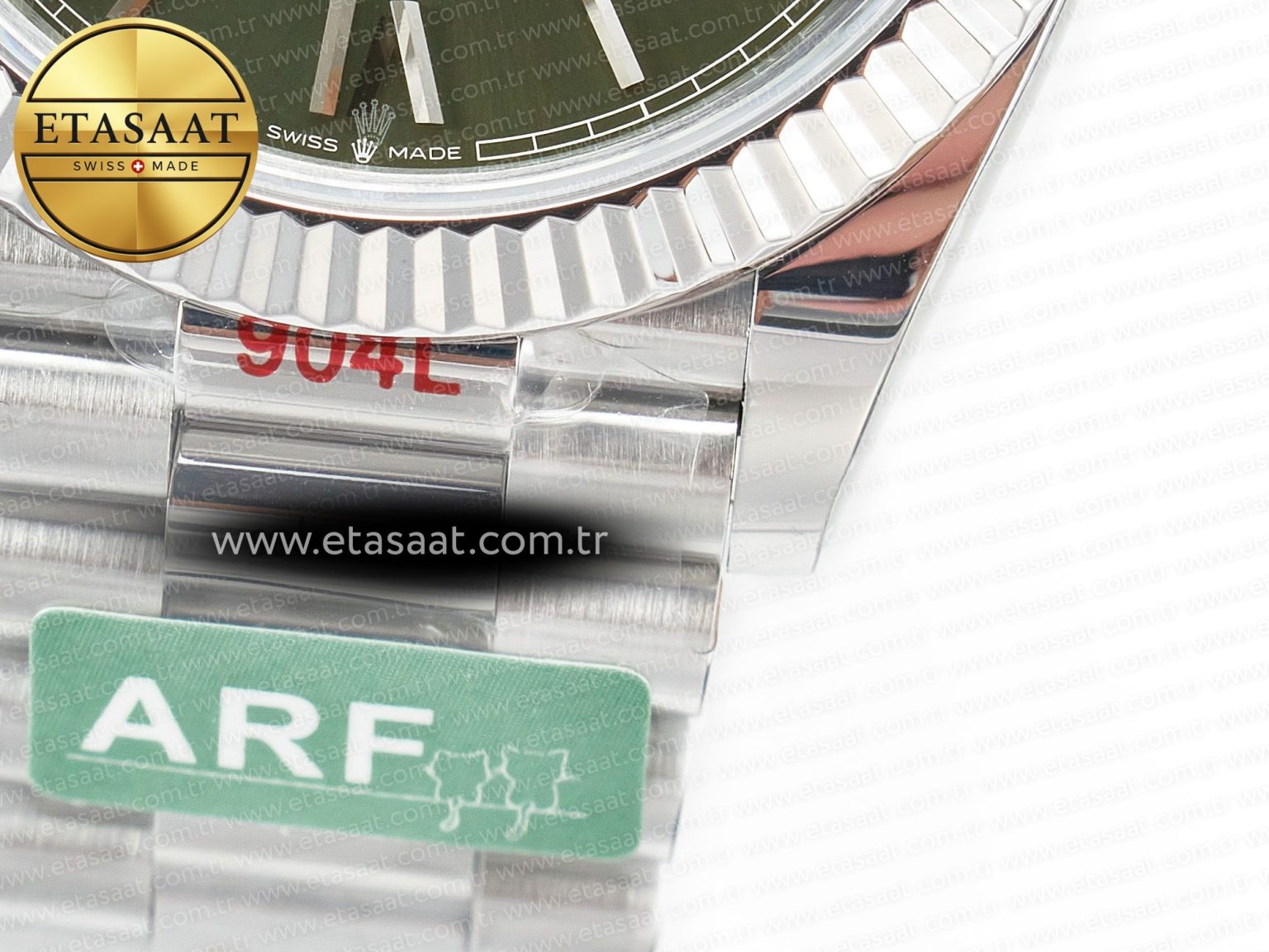 Day Date 40 SS 228239 ARF 1:1 Best Edition Green Roman Dial on President Bracelet VR3255 - Görsel 13