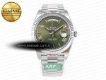 Day Date 40 SS 228239 ARF 1:1 Best Edition Green Roman Dial on President Bracelet VR3255 - Görsel 3