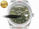Day Date 40 SS 228239 ARF 1:1 Best Edition Green Roman Dial on President Bracelet VR3255 - Görsel 4