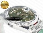 Day Date 40 SS 228239 ARF 1:1 Best Edition Green Roman Dial on President Bracelet VR3255 - Görsel 7